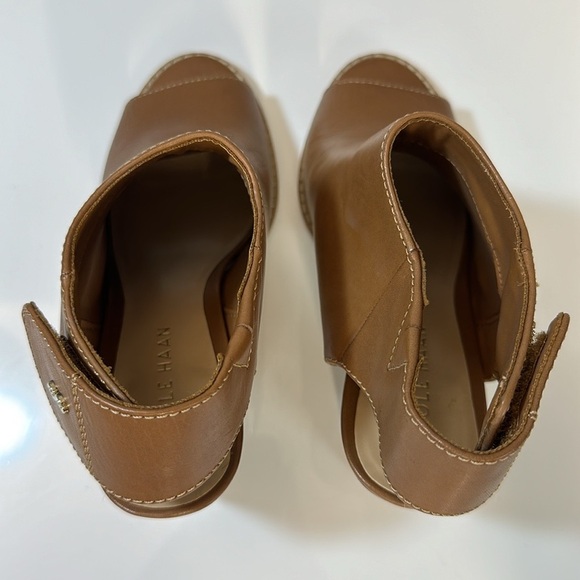 Cole Haan Wrey Open Toe Slingback Booties Size 7.5 - Picture 8 of 16